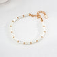 White Bamboo-Shaped Tusk Shell Bracelet B23