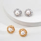 S925 Silver Vintage Natural Pearl Earrings