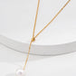 18K Gold Pearl Necklace