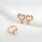 S925 Silver Heart-Shaped Natural Pearl Earrings