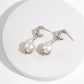 Sterling Silver Natural Pearl Earrings