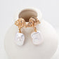 S925 Silver Vintage Natural Pearl Earrings