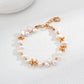 Irregular Pearl Sterling Silver Bracelet A130